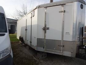 Ew2024w-5v 20 X 8 V Nose Wells Cargo Trailer Customised For Heavy Duty