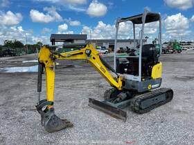 Ez17 2017 Wacker Mini Excavator Rubber Track Backhoe Aux Hyd Bucket Bidadoo