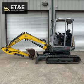Ez38 2016 Wacker Neuson Mini Excavator Rubber Tracks Backhoe Aux Hyd - 609hr