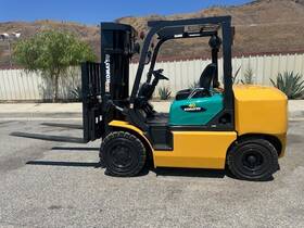 Fd40zt2 Fd40 Komatsu 8000 Lbs Capacity Cummins Diesel Low Hours Power Forks