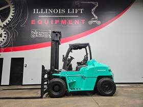 Fd70n1 2019 Mitsubishi 15 500 Lb 2 Stage Pneumatic Diesel Forklift Stk 15990