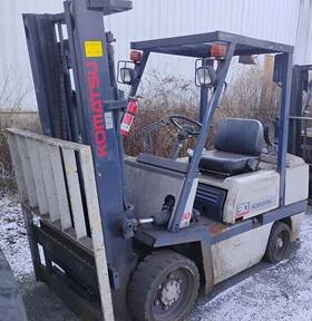 Fg30s-4 Komatsu 6000 Lb Forklift Lpg Sideshifter Low Hrs Connecticut