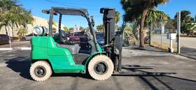 Fg40n 2015 Mitsubishi Forklift 8000 Lbs Dual Fuel Fork Lift Pneumatic Tire