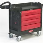 Fg451388bla Rubbermaid Trademaster Cart With 086876175943