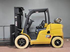 Fg50n 2015 Mitsubishi Dual Fuel 10000 Lb Side-shift Pneumatic Tire Forklift Cat