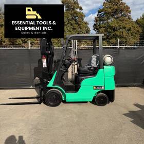 Fgc25n4 2019 Mitsubishi 5 000lb Cushion Lpg Propane Forklift 3-stage- 8 019 Hrs