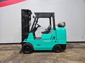 Fgc45kc 2006 Mitsubishi 10 000 Lb 3 Stage Cushion Lpg Forklift Stk 15966