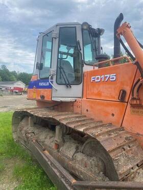 Fd175 Fiat Allis 1999 Tracked Dozer 4 843 Hours 90% Life Remaining On Rails