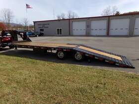 Fmax212 2023 Diamond 30ft Hydraulic Dovetail Gooseneck Trailer