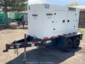 G70wcu-3a-t4i 2016 Doosan T/a Towable Diesel 70kva Generator 76kw Genset Bidadoo
