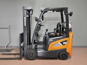 Gc18s-9 2021 Doosan Lpg 3 Stage Mast 3600 Lb Cushion Tire Forklift Low Hours