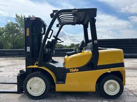 Gdp080vxn 2011 Yale 8000lb Capacity Turbo Diesel Pneumatic Forklift Hi Lo