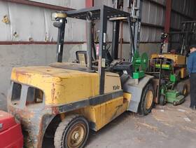 Gdp110m 2005 Yale 11 000 Lb. Pneumatic Forklift Perkins Diesel 16ft Lift