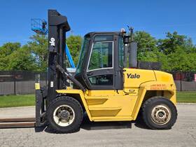 Gdp210dbepdv131 2004 Yale Diesel 2 Stage Mast 21000 Lb Pneumatic Forklift