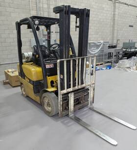 Glc050lxndae087 2015 Yale 5 000lb Forklift Lpg 3-stage Mast Side Shift