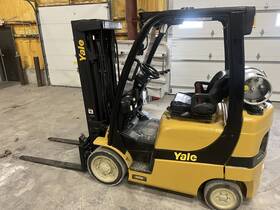 Glc050vxneae083 2018 Yale Lpg 3 Stage Mast 5000 Lb Cushion Forklift Hyster