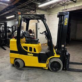 Glc070vx 2020 Yale 7000lbs Used Forklift Lp Gas Sideshift Fork Positioner