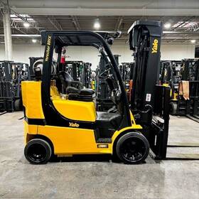 Glc080vxbcs 2019 Yale 8000lb Used Forklift Triple Mast Lp Gas 5866 Hours