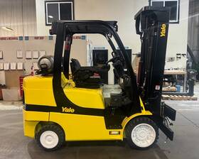Glc080vxn 2019 Yale 8000 Lb 48 Inch Forks Lp Gas Side Shifter Forklift 1272 Hours
