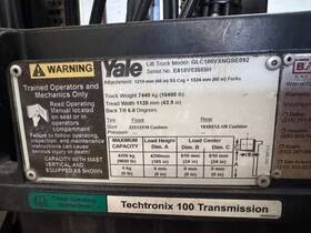 Glc100vxngse092 2010 Yale 48 Inch Forks Lp Gas Side Shifter Forklift 7 029 Hours