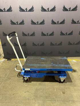 Global Industrial Bs75 Hydraulic Scissor Lift Table 750 Kg Capacity Used
