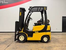 Glp040vx 2016 Yale 3 Stage 4000lb Pneuamtic Lpg Forklift Stk 15926