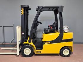 Glp050lxndae087 2016 Yale Lpg 3 Stage Mast 5000 Lb Pneumatic Forklift Hyster