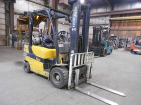 Glp050lxnvae091 2012 Yale Model Glp050lx 5 000# 5000# Lpg Solid Pneumatic Tired Forklift