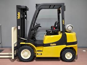 Glp050mxneae086 2018 Yale Psi Lpg 3 Stage Mast 5000 Lb Pneumatic Tire Forklift