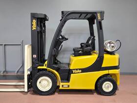 Glp050vxnese084 2018 Yale Lpg 3 Stage Mast 5000 Lb Pneumatic Forklift Hyster