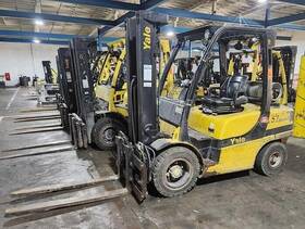 Glp070vxngse091 Yale 7000lb Forklift With Fork Positioner