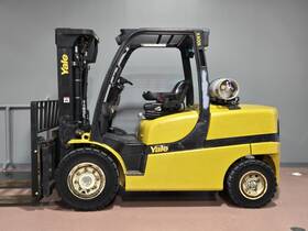 Glp100vxngge092 2011 Yale Lpg 3 Stage Mast 10000 Lb Pneumatic Forklift Hyster