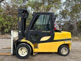 Glp110vx Yale Verciator 11 000lb Capacity Pneumatic Forklift Hi Lofork Truck