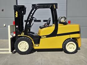 Glp120vxngge086 2015 Yale Lpg 3 Stage Mast 12000 Lb Pneumatic Forklift Hyster