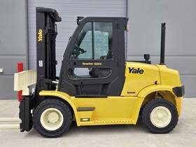 Glp155vxnebv108 2018 Yale Lpg 2 Stage Mast 15500 Lb Pneumatic Forklift Hyster