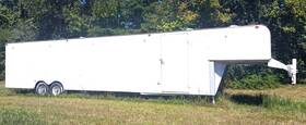 Goer42 1989 Goer 42ft Enclosed Car Hauler Or Job-site Trailer Gooseneck Power Tailgate