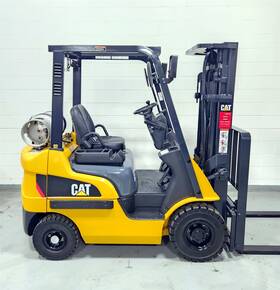Gp18n 2018 Caterpillar 3500 Lb Pneumatic Lpg Forklift Cat Low Hour