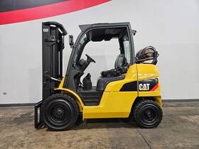 14478 Gp40n 2017 Caterpillar 8 000lb 2 Stage Pneumatic Lpg Forklift Stk