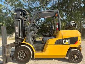 Gp50n1 2014 Caterpillar 10 000lb Capacity Pneumatic Forklift Hi Lo Cat