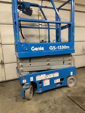 Gs-1330m 2019 Genie Scissor Lift Only 179 Hours