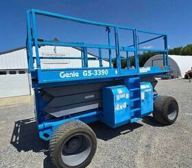 Gs-3390 2007 Genie Rt 33ft Rough Terrain 4x4 Scissor Lift Aerial Skyjack Jlg
