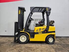 Gtp050vx 2017 Yale 2 Stage 5000lb Pneuamtic Lpg Fuel Forklift Stk 14955