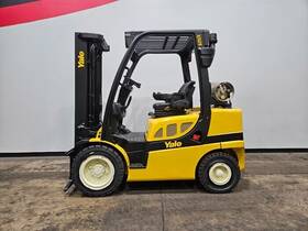 Gtp060vx 2017 Yale 6 000lb 2 Stage Pneumatic Lpg Forklift Stk 15581