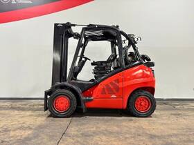 14149 H40t 2017 Linde 3 Stage 8000lb Pneumatic Lpg Forklift Stk