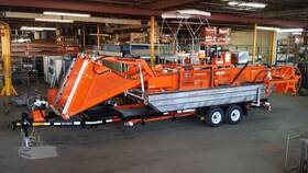 H5-200 2019 Aquamarine Aquatic Weed Harvester With Conveyor Trailer Lake Removal