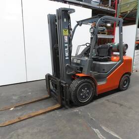 Cpyd30-ku1h Heli 6000lb Forklift 3 Stage Lp Gas 185 Inch Lift 5 X 45 Forks