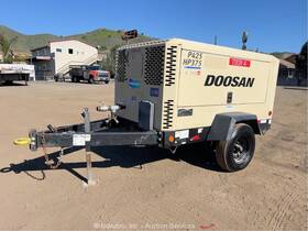 Hp375wcu-t4f 2017 Doosan P425/hp375wcu-t4f 425 Cfm Towable Air Compressor Cummins Bidadoo