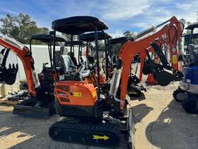 Ht-18 4000lb Mini Excavator With Kubota D722 Boom Swing Expandtracks Iso Switch