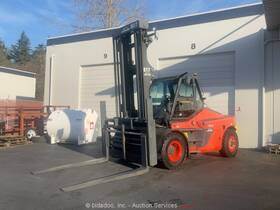 Ht160 2017 Linde 35 000 Lbs Forklift Lift Truck Cab F/p Mercedes Diesel Bidadoo