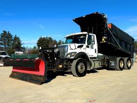 Hv507 2022 International T/a Plow Truck 16ft Dump Body Cummins Snow Auto Bidadoo